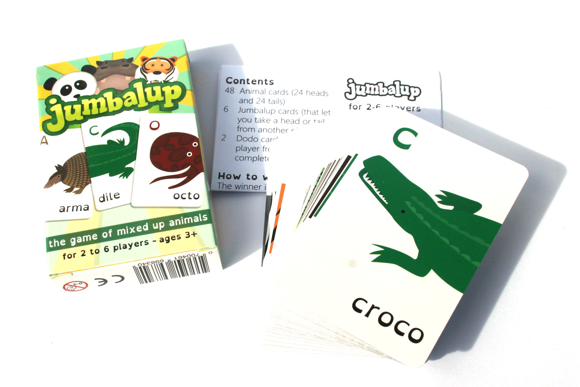 a pack of jumbalup and a few cards
